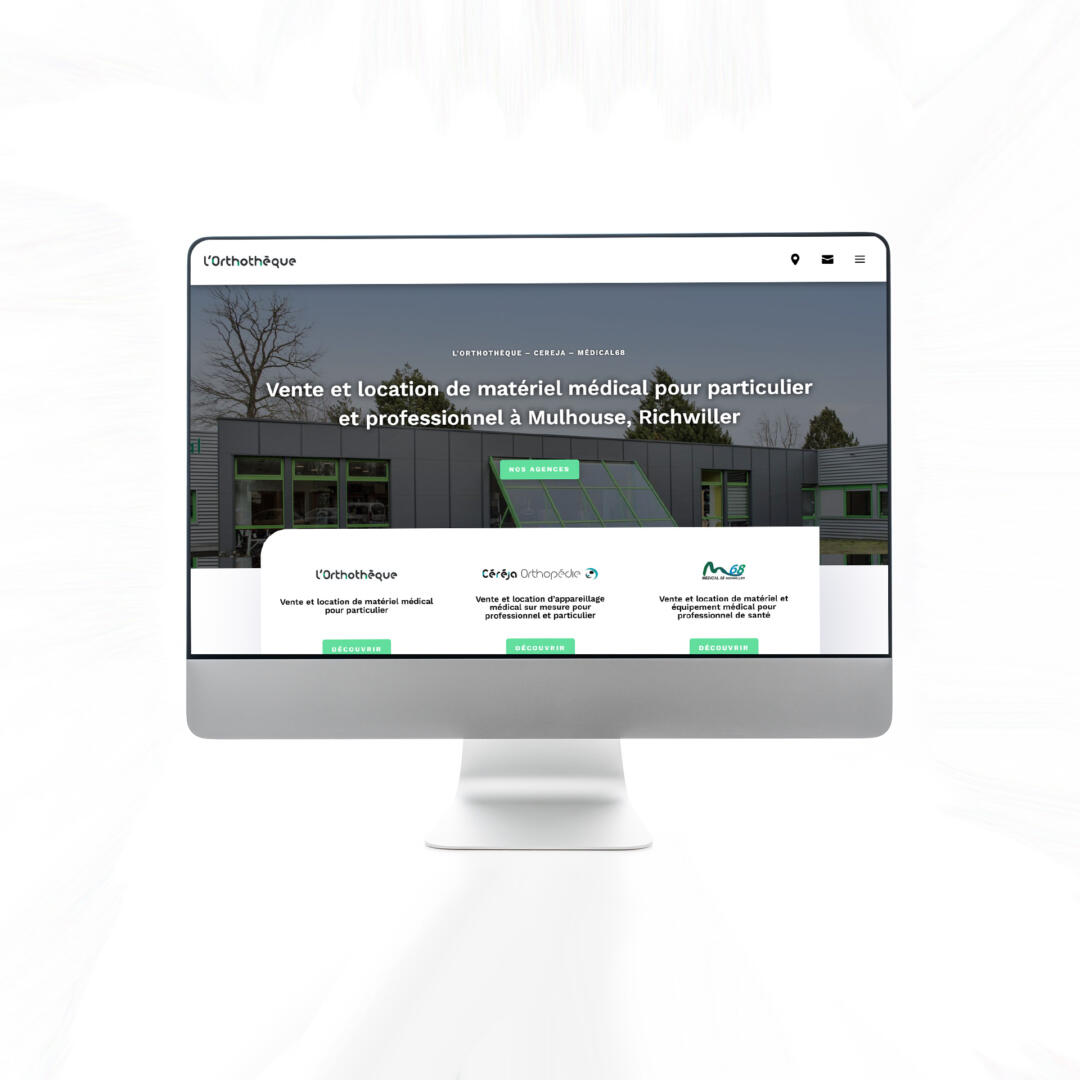 Création de site web vitrine - Orthothèque